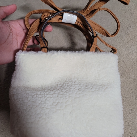 2 Nanette Lepore Vegan Best Friends Faux Fur Tote Handbag With Strap bundle - Picture 10 of 12